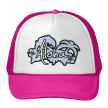 Chevron azul; Hawaiana Gorra