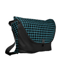 Chevron comprueba el trullo y el negro bolsa messenger