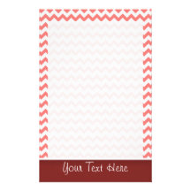 Chevron lindo; Coral Papeleria