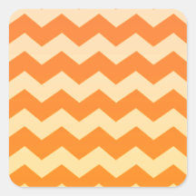 Chevron poner crema anaranjado colcomanias cuadradas