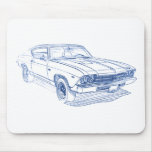 Chevy Chevelle 1969 SS Tapetes De Ratones