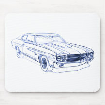 Chevy Chevelle 1970 SS Tapete De Ratones