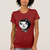 Chez B&W Flippy Camiseta