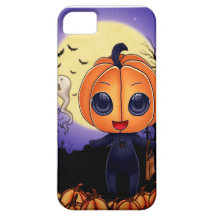 Chibi Halloween iPhone 5 Case-Mate Cárcasas