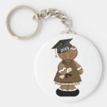 chica 2010 del pan de jengibre de la graduación llavero personalizado