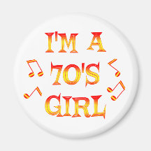 chica 70s iman de frigorífico