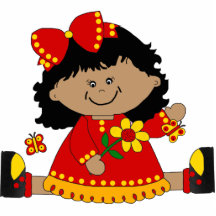 Chica amarillo rojo de la escultura de la foto esculturas fotograficas