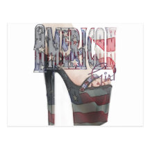 Chica americano postales