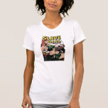 Chica auxiliar de los chicas camiseta