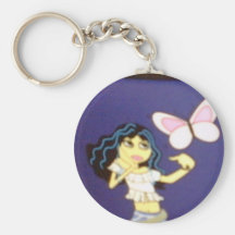 Chica bohemio llaveros
