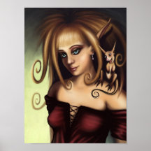 Chica carmesí poster