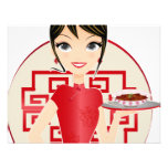 Chica chino invitación