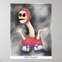 chica con el casquillo rojo poster