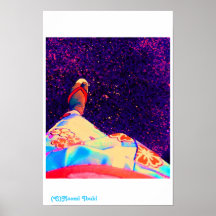 chica con el kimono posters