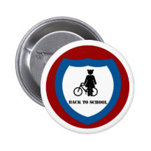 Chica con la bici - insignia pins