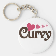 Chica Curvy Llaveros Personalizados
