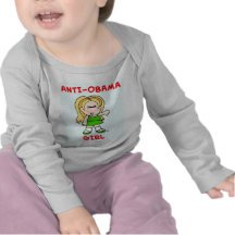 Chica de Anti-Obama Camiseta