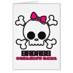 Chica de Badass Coastie Felicitaciones
