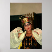 Chica de baile impresiones