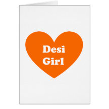 Chica de Desi Felicitación
