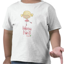 Chica de la bailarina camisetas