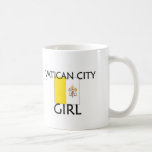 CHICA DE LA CIUDAD DEL VATICANO TAZA DE CAFÉ