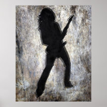Chica de la guitarra, Copyright Karen J Williams Poster