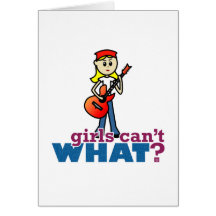 Chica de la guitarra felicitacion 
