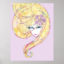 Chica de la moda posters