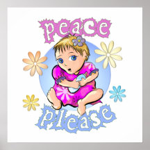 Chica de la paz poster
