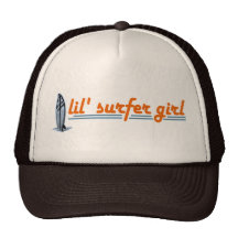 Chica de la persona que practica surf de Lil Gorro De Camionero