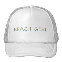 Chica de la playa gorra
