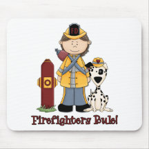 Chica de la regla de los bomberos alfombrillas de raton
