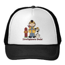 Chica de la regla de los bomberos gorros bordados