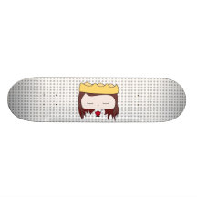 chica de la reina patín personalizado