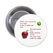 Chica de la sidra de Apple Pin