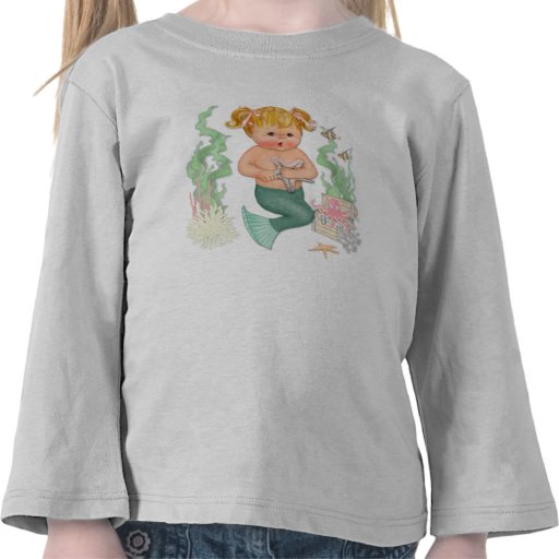 Chica de la sirena camiseta