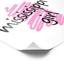 Chica de Mississippi con el mapa garabateado de Mi Arte Fotográfico