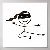 Chica de Ninja Poster