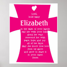 CHICA de poster personalizado regalo del rezo del 