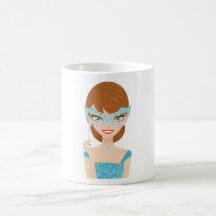 Chica de Venitian Taza De Café