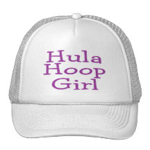 Chica del aro de Hula Gorro De Camionero