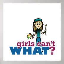 Chica del artista posters