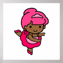 Chica del bailarín poster