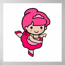 Chica del bailarín poster