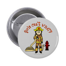 Chica del bombero pin