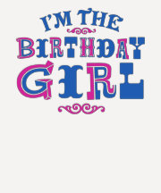 Chica del cumpleaños camiseta
