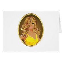 chica del encanto tarjeta