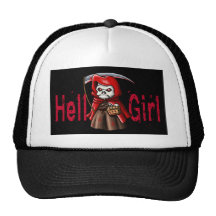 Chica del infierno gorras