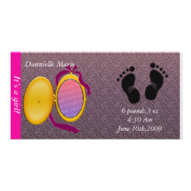 chica del locket tarjeta fotográfica personalizada